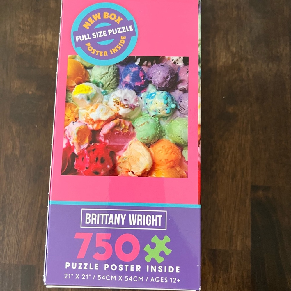 750 Piece 🧩 Brittany Wright Ice Cream Dessert by Ceaco